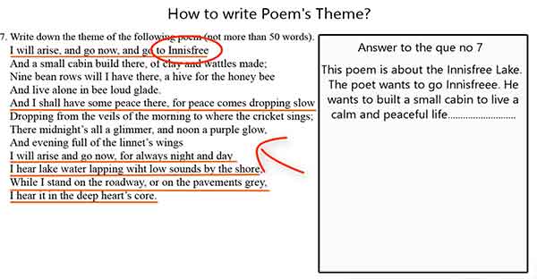 poem theme writing